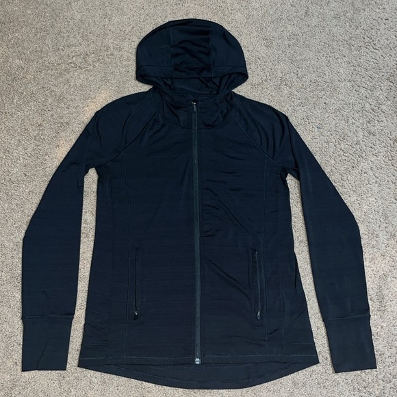 Athleta Pacifica Illume UPF Relaxed Jacket Full Zip Black Small - Picture 4 of 11